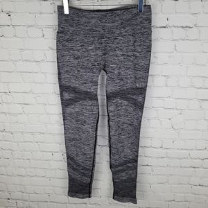 M. LEISURE | high waist seamless heathered grey workout athletic leggings